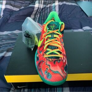 Nike Kids Sneakers Red Green Yellow